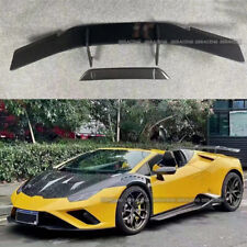 Fits Lamborghini Huracan LP610 Carbon Fiber Rear Spoiler Car Wing Base Kit Sets picture
