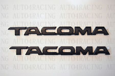 2 x For Toyota Tacoma Mtte Black Door Fender Emblem Decal Nameplate 2005-2015 picture