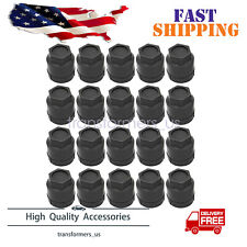 20 PCS BLACK LUG NUT COVERS CAP FIT FOR FOR BUICK CHEVROLET GMC CHEVY CAMARO picture