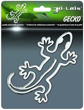 1 New 3D Chrome Plastic Luck lizard Gecko Self Adhesive Emblem Badge/Decal Car  picture