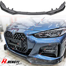 Front Lip Splitter Carbon Look For BMW G22 G23 4 Series Coupe 2021 2022 M Sport picture