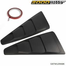 Fit For 05-14 Ford Mustang 1/4 Quarter Side Window Louvers Scoop Cover Vent US picture