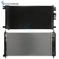 Cooling Radiator And AC Condenser For 2008 2009 2010 2011 2012 Chevrolet Malibu picture