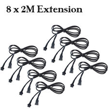 8X 4Pin 6.5ft RGB Rock light Extension Wire For LED Underbody Light Waterproof picture