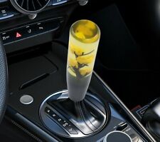 VIP 20CM JDM Clear Yellow Real Flowers Manual Car Gear Shift Knob Lever Shifter picture