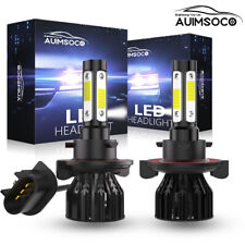 9007 4-sides LED Headlight Hi Lo Bulbs for Ford F-150 1992-2003 F-250 1992-1999 picture