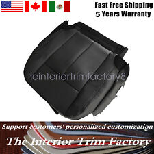 For 2007-2014 Ford Expedition Driver Bottom Perforated Leather Seat Cover Black picture