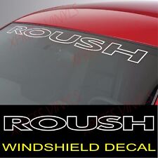 Ford Mustang ROUSH Windshield Vinyl Decal Sticker Custom Vehicle Logo WHITE picture