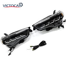 VICTOCAR LED Headlights Assembly Set for 2014-2022 Toyota 4Runner w/ Sequential picture
