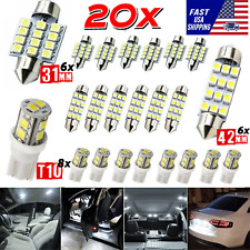 20pcs LED Interior Lights Bulbs Kit Dome License Plate Lamps 6000K Honda Toyota  picture