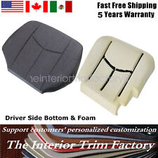 For 03-07 Chevy Silverado 1500 2500 Driver Bottom Cloth Seat Cover& Foam Cushion picture