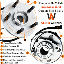 Front Wheel Bearing Hub Assembly for Dodge Ram 1500 3.7L 4.7L 5.7L 8.3L 2006-09 picture