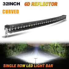 Curved 32inch 420W LED Light Bar Spot Flood Combo Driving Offroad Pickup Bumper picture