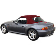 BMW Z3 Convertible Top in Burgundy Stayfast Cloth with Plastic Window picture
