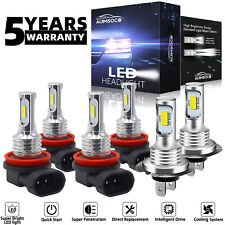8000K LED Headlights High Low Beam Fog Light Bulbs Kit For Ford Fusion 2006-2016 picture
