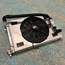 Custom Dual Pass Radiator w/ Shroud, SPAL Fan, AN Lines, Remote Thermostat picture