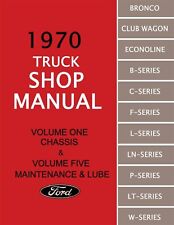 1970 Ford Truck Shop Manual (5 Vol Set) picture