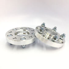2pc 20mm Thick Wheel Spacers with Lip | 5x114.3 Hubcentric 66.1 Hub | 12x1.25 picture