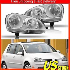FOR 05-10 VOLKSWAGEN VW JETTA RABBIT CHROME HOUSING HEADLIGHT REPLACEMENT LAMPS picture