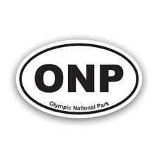 Olympic National Park Oval Sticker Decal - Weatherproof - ONP washington picture