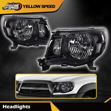 Headlights Left & Right Pair Set Fit For 2005-2011 Toyota Tacoma Assembly Black picture