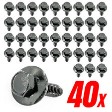 Mean Mug Auto 40x Hex Head Sems Body Bolt M6-1.0 x 25mm, 17mm Washer GM 11503834 picture