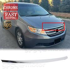 For Honda Odyssey 11-13 Chrome New Grille Trim Grill Upper HO1217105 75105TK8A01 picture
