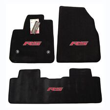 2019-2023 Chevrolet Blazer RS Carpeted Floor Mats - Red RS Logos - 3PC Premium picture