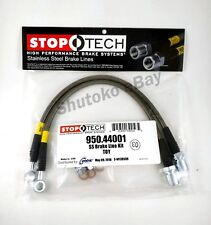 STOPTECH STAINLESS STEEL FRONT BRAKE LINES FOR 98-05 LEXUS GS300 / GS400 / GS430 picture