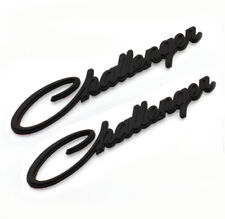 2x Black Challenger Emblems badge Decal Replacment for Chrysler Genuine picture