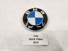 ✅ Genuine BMW G12 G11 740 750 M760 Rear Trunk Lid Round Emblem 82mm picture