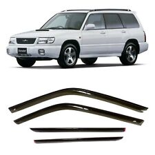 Tape-on Window Wind Visors Guard Vent Deflectors For Subaru Forester 1997-2002 picture