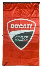 DUCATI CORSE RED VERTICAL FLAG BANNER 5 X 3 FT 150 X 90 CM picture