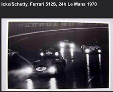 Ferrari 512S 24hr Le Mans 1970 Ickx/Schetty Rare Car Poster Own It picture