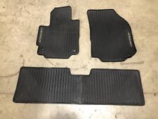 2018-2023 Chevrolet Equinox Black Rubber All Weather Floor Mats Carpets B2613 Oe picture