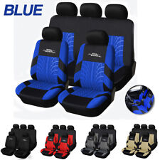 Universal Auto Seat Covers Full Set for Car Truck SUV Van  Front Rear Protector picture