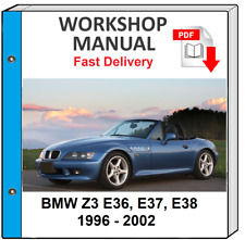 BMW Z3 E36 E37 1996 1997 1998 1999 2000 2001 2002 SERVICE REPAIR WORKSHOP MANUAL picture