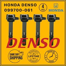 099700-061 OEM Denso 4 Ignition Coils For 2001-2004 Honda Civic 1.7L 4 Cylinders picture