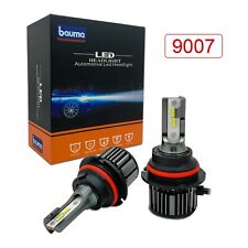 Pair 9007 HB5 LED Headlights Bulbs Kit High Low Beam 6500K Super White Bright picture
