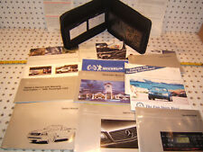 Mercedes 1999 R129 SL500 SL600 Owner's Manuals 1 set of 14 & Leather OEM 1 Case picture