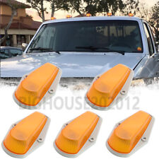 5x Roof Lights 12V Amber Cab Top Marker Warn Light For 1973-1997 FORD F150 F250 picture