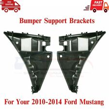 New Fits 2010-2014 Ford Mustang Front Bumper Retainer Plastic Primed 2Pc Set picture
