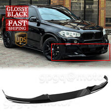 For BMW F15 X5 M Sport 2014-2018 MP-Style Glossy Black Front Bumper Lip Splitter picture