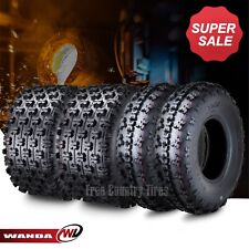 Set 4 WANDA Sport ATV Tires 23x7-10 23x7x10 Front & 22x11-10 22x11x10 Rear picture