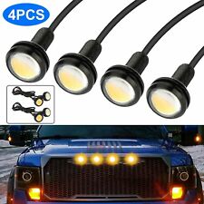 4pcs LED Amber Grille Lights Kit Universal For Ford Truck SUV SVT Raptor Style picture