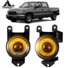 Yellow Fog Lights For 01-05 GMC YUKON C3/Denali Factory Replacement Halo Lamps picture