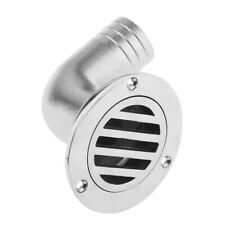 ISURE MARINE Stainless Steel 1-1/2 Inch Boat Deck Drain With Removable Cover picture