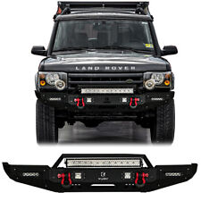 Fits 1999-2004 Land Rover Discovery II Front Bumper W/Winch Plate and Lights picture