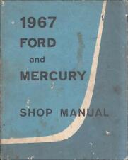 ORIGINAL 1967 Ford Mercury Shop Manual Repair Service Book Galaxie LTD Montclair picture