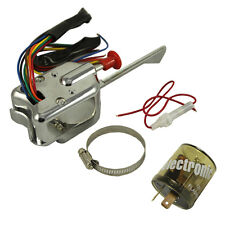 Chrome 12V Universal Rat Hot Rod Turn Signal Switch For FORD GM With Flasher picture
